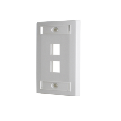 FACE PLATE DXN5100B-DE 2 ESPACIOS BLANCA
