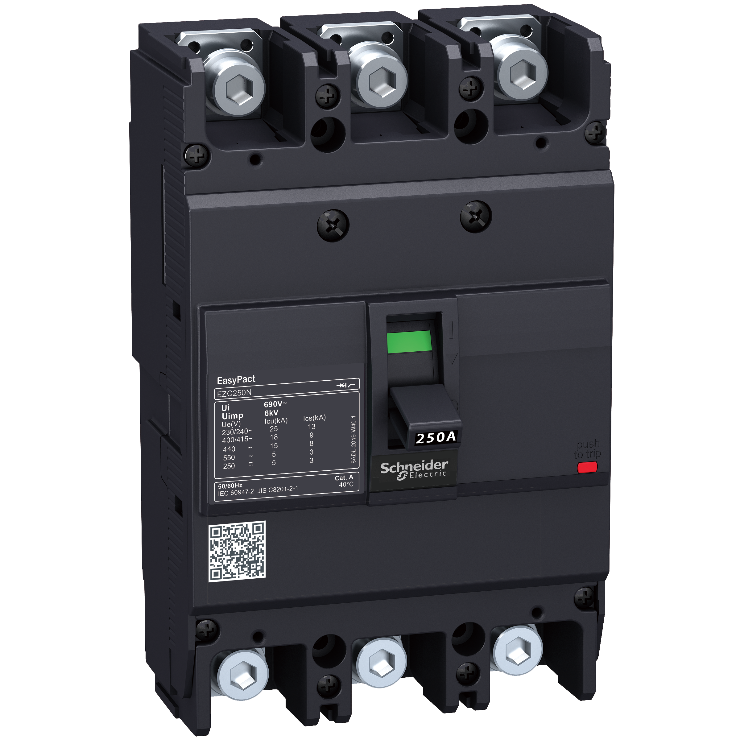 INTERRUPTOR EZC250N3175 175AMP 50KA PP