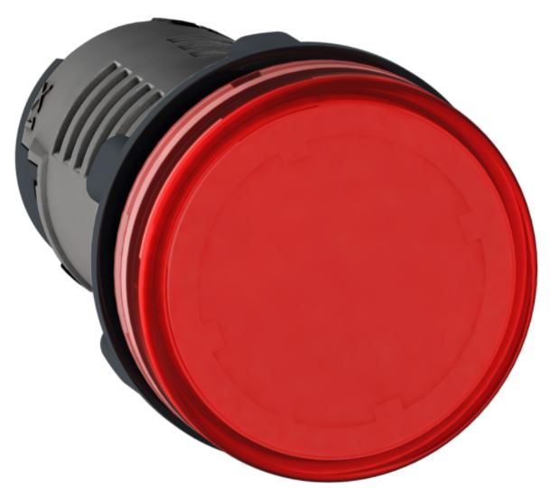 Luz piloto de señalización 24V AC/DC, Rojo