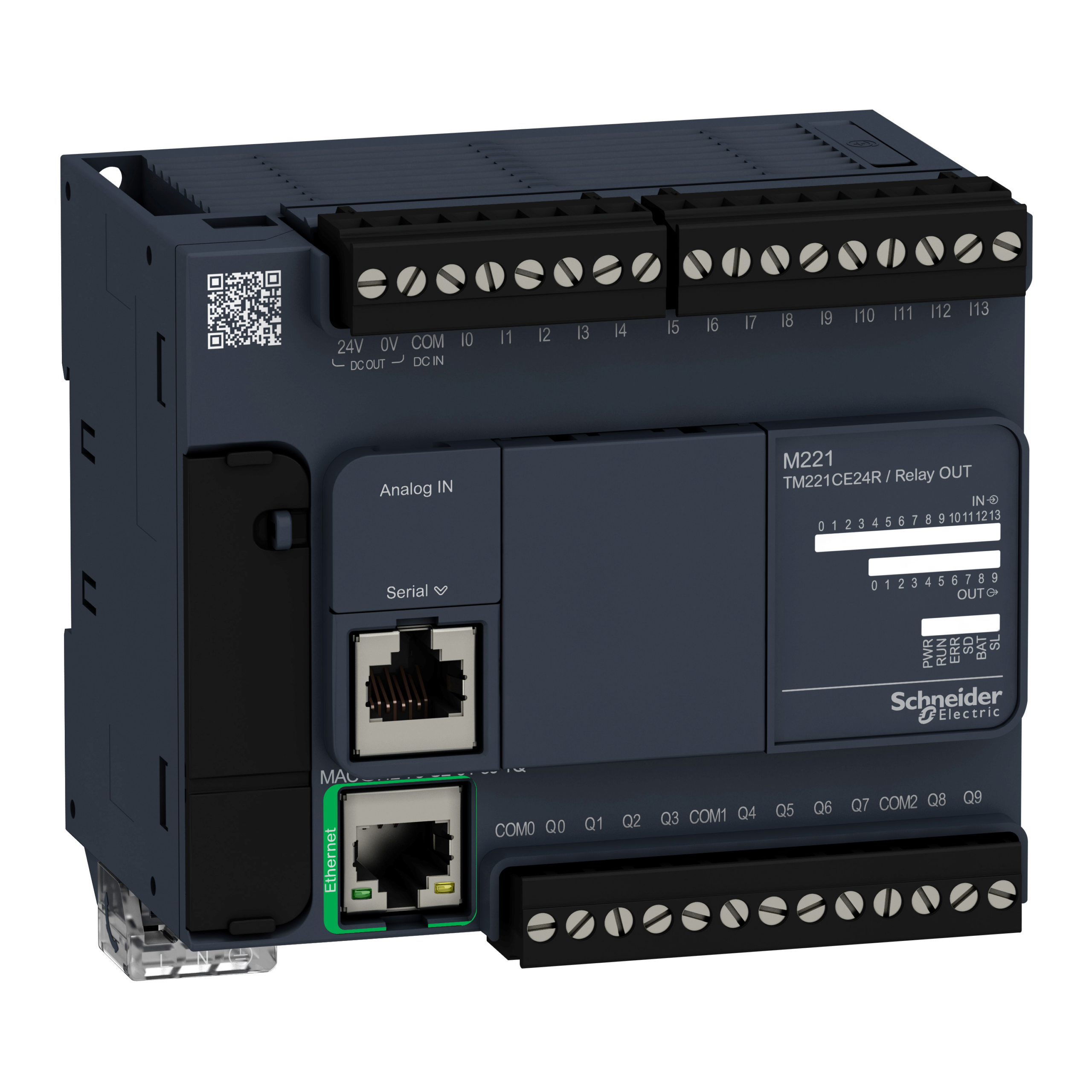 PLC TM221CE24R CONTROLADOR RELÉ 24 IO SCHNEIDER